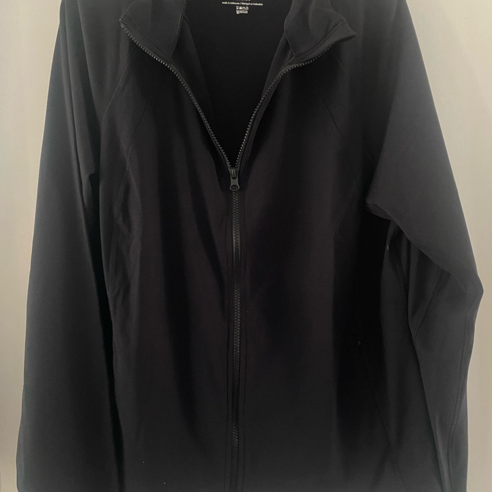 SPANX Women's Classic Black Active Full Zip